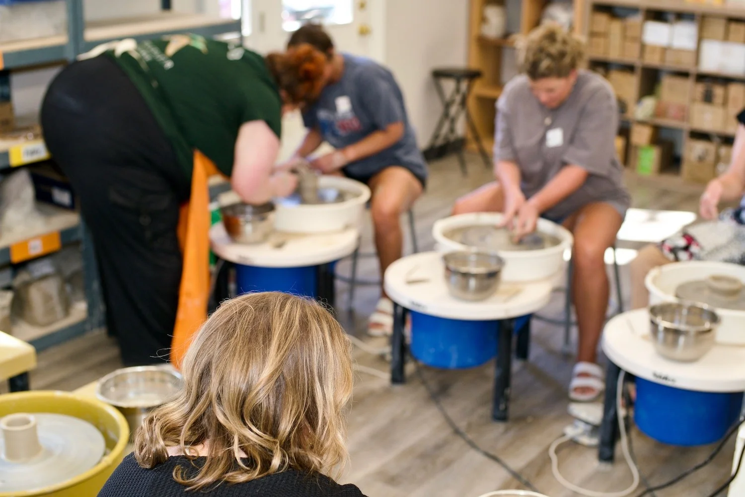 Hi everyone, Babett here with Squeaky Wheel Pottery